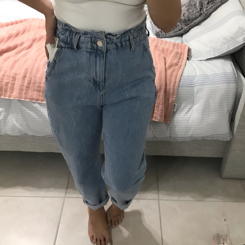 Zara Paperbag High Waisted Jeans